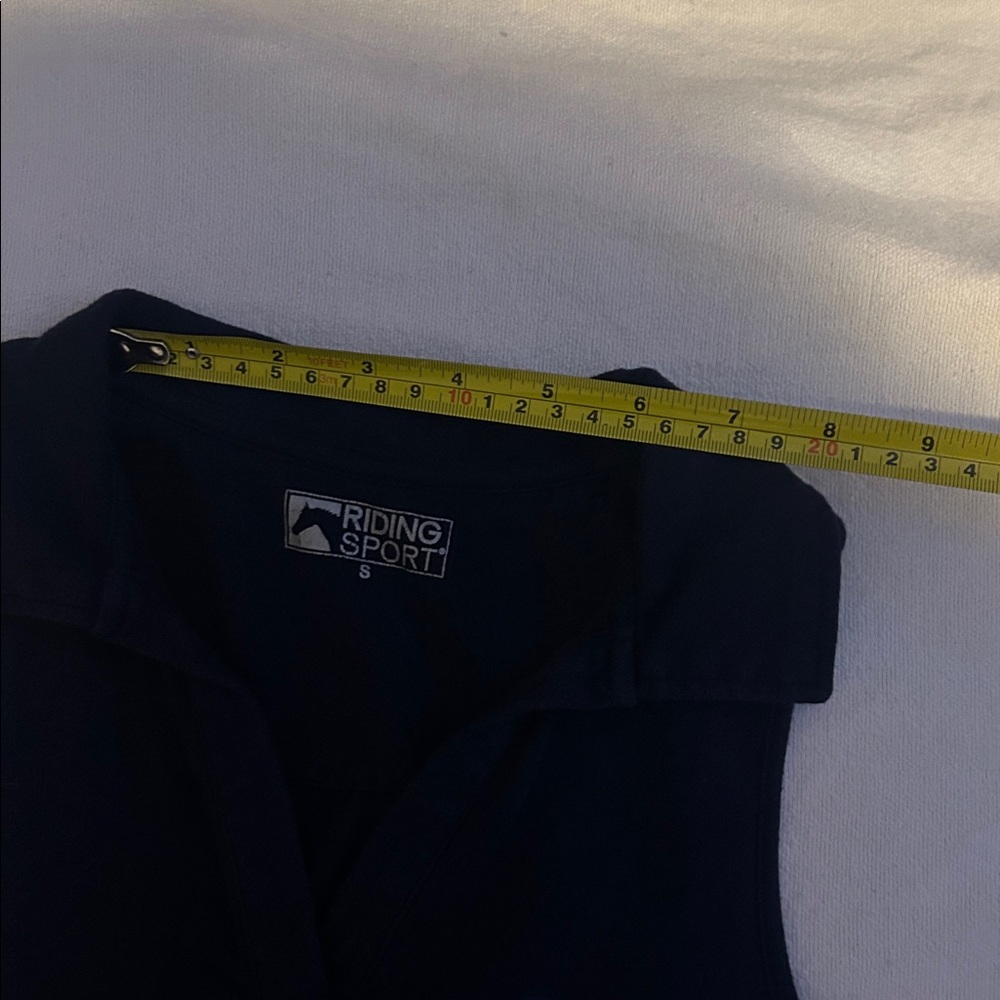 Navy Collared V-Neck Tank Top - Picture 11 of 16